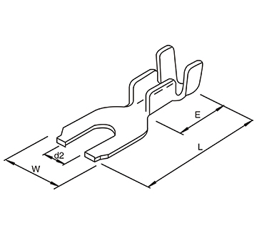 U-Type Series Spade/Fork Terminal